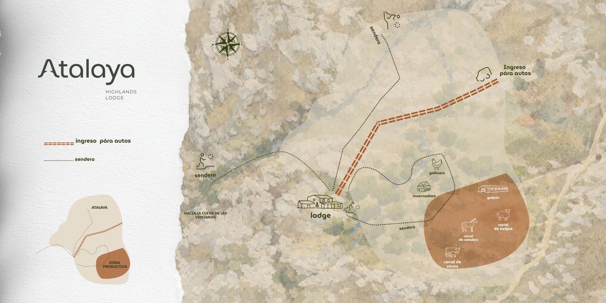 Mapa de Atalaya Highlands Lodge